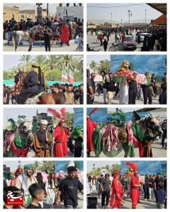 برگزاری آیین سنتی نعش گردانی و عزاداری در شهر منصوریه‌ بهبهان