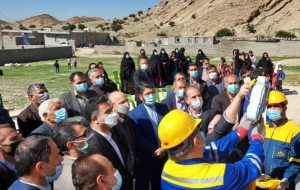 مراسم بهره برداری از پروژه گازرسانی به روستاهای شهر بهبهان برگزار شد